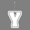 Zippy Clip & Capital Letter "Y" Tag